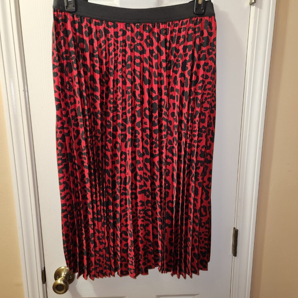 Red and Black Worthington Skirt NWT Size 2X